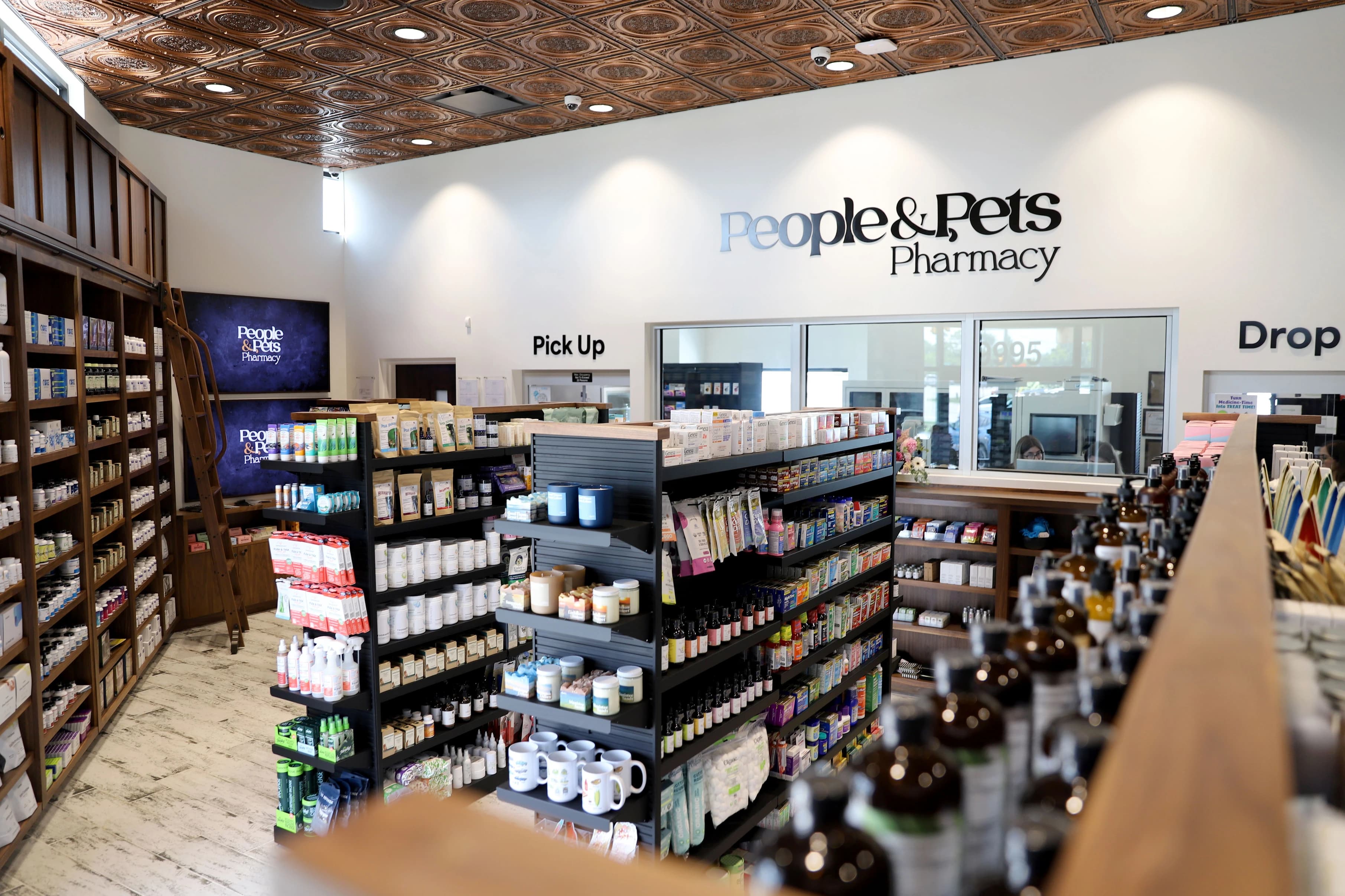 Inside the People & Pets Pharmacy store