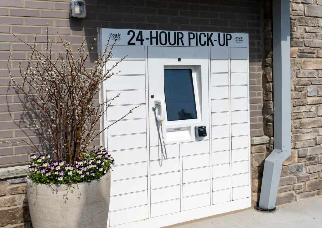 The People & Pets Pharmacy 24-hour pickup lockers